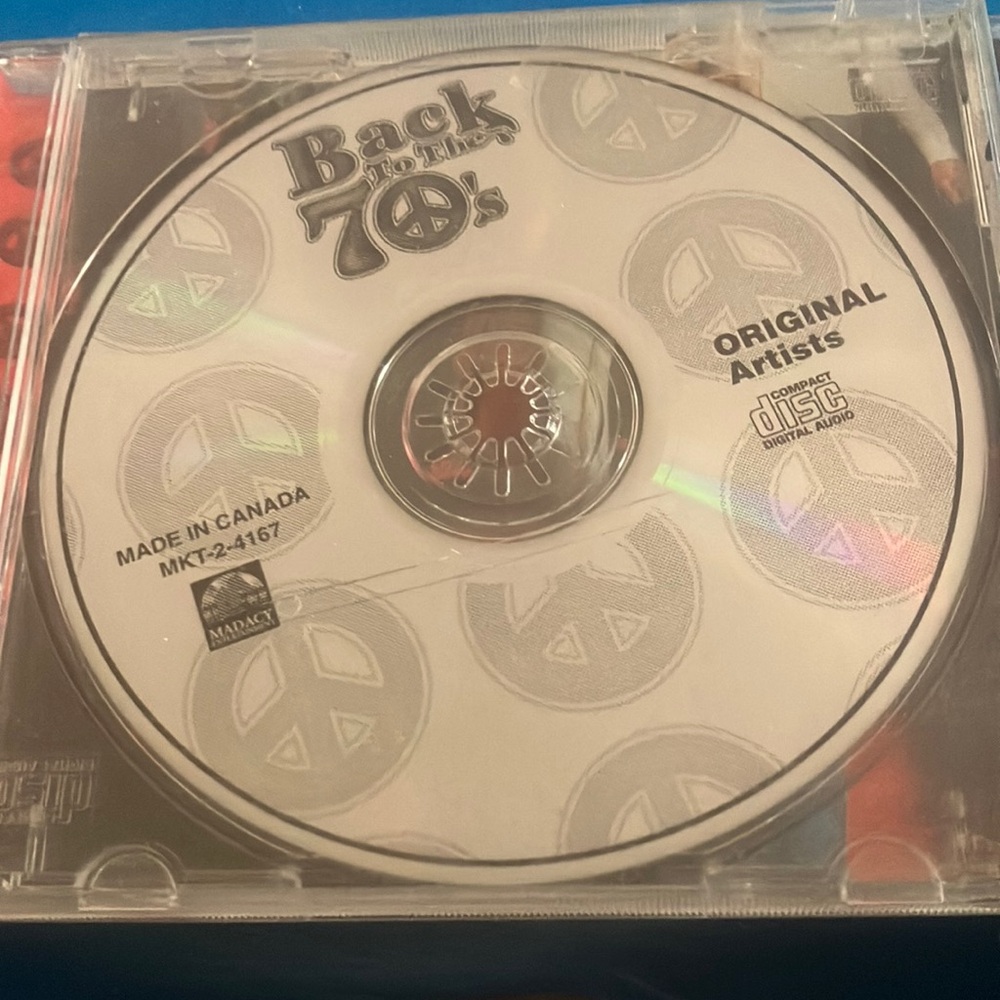 Back to the 70's Music CD